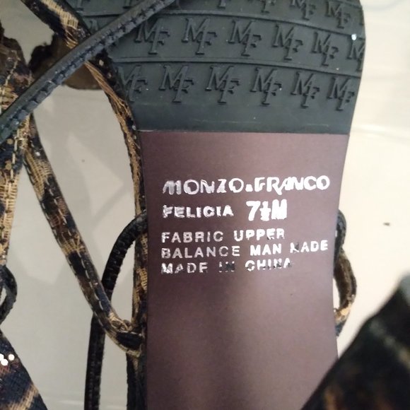 Monzo and Franco Heels - Size 7.5 - Picture 3 of 5